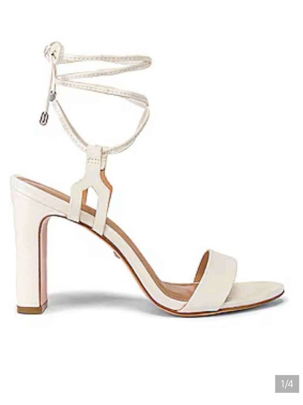 Raye Strappy Kendall Heel in Bone